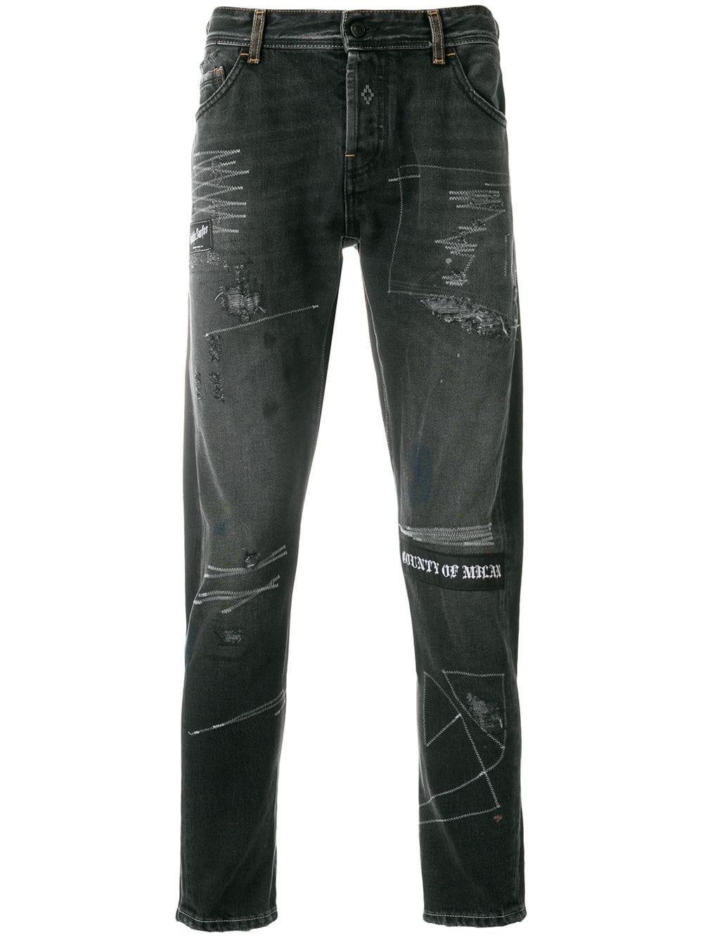 Marcelo Burlon Denim Gothic Surfer Jeans in Grey (Grey) for Men - Lyst