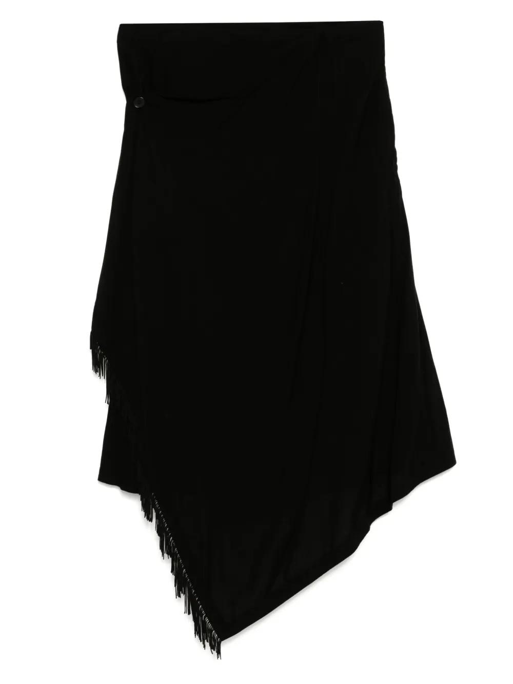 スカート Limi feu Black Frill Skirt $_12.JPG