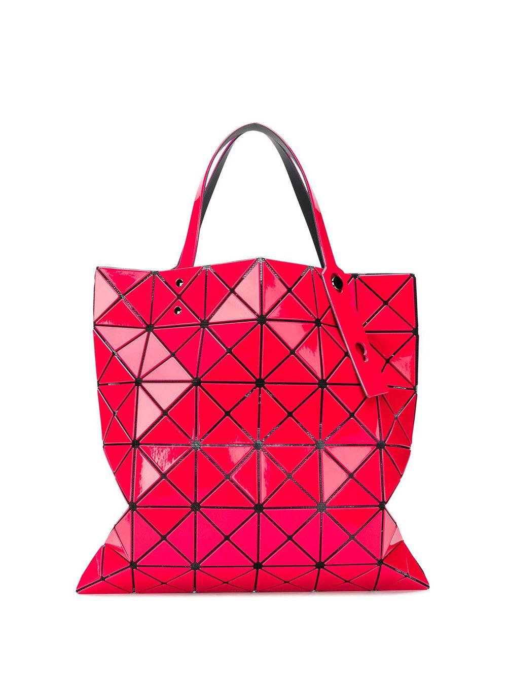 Bao Bao Issey Miyake Geometric Pattern Tote Bag in Pink & Purple (Pink ...