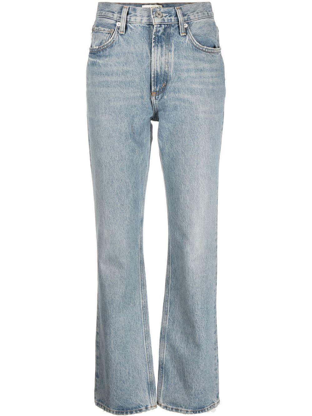 Agolde High-rise Bootcut Jeans in Blue | Lyst
