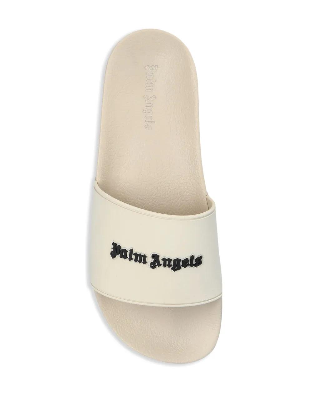 【関税込み】Palm Angels フラットサンダル Palm Angels タッチストラップ サンダル | ブラック | FARFETCH JP