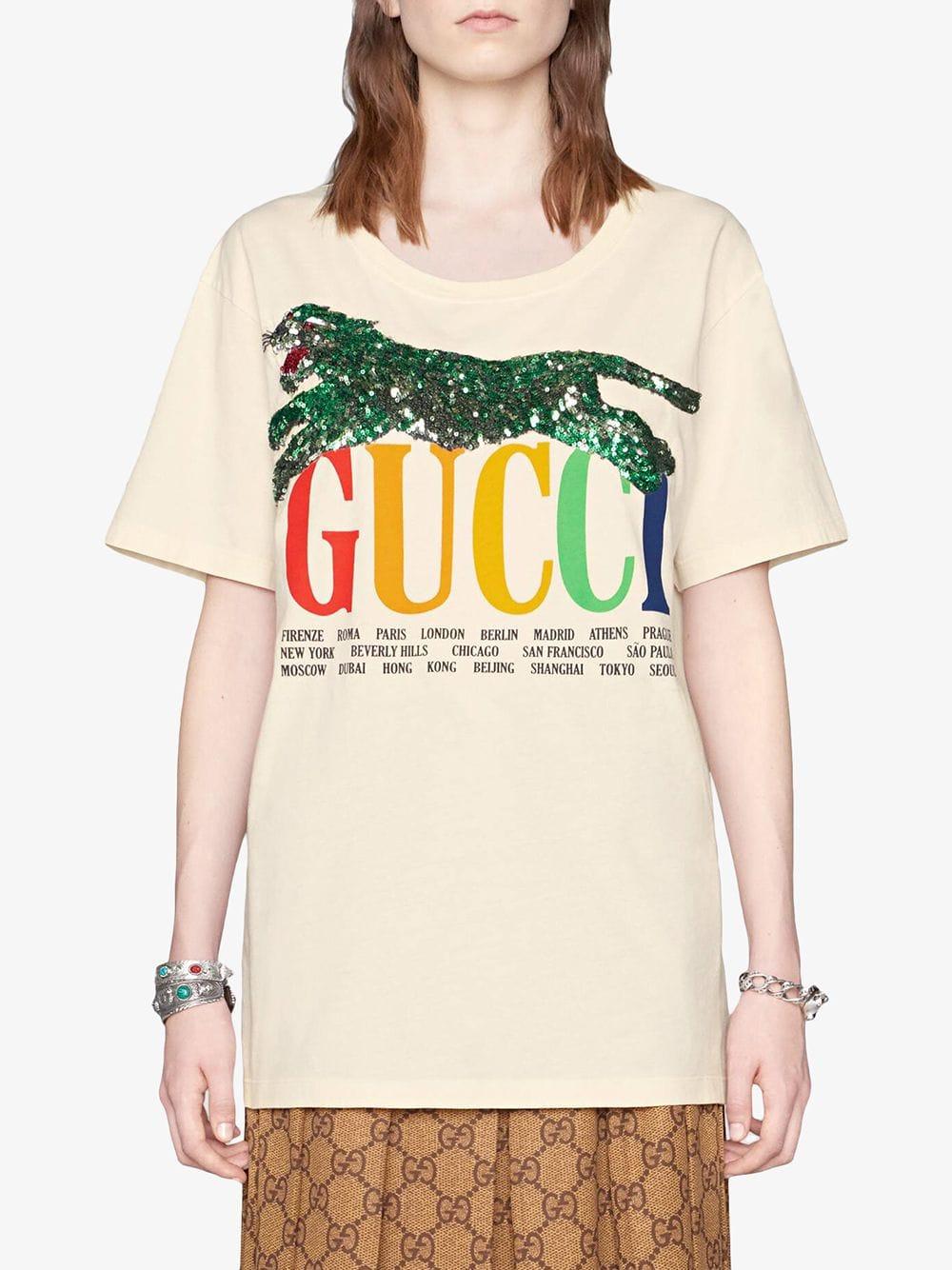 gucci tiger t shirt women's