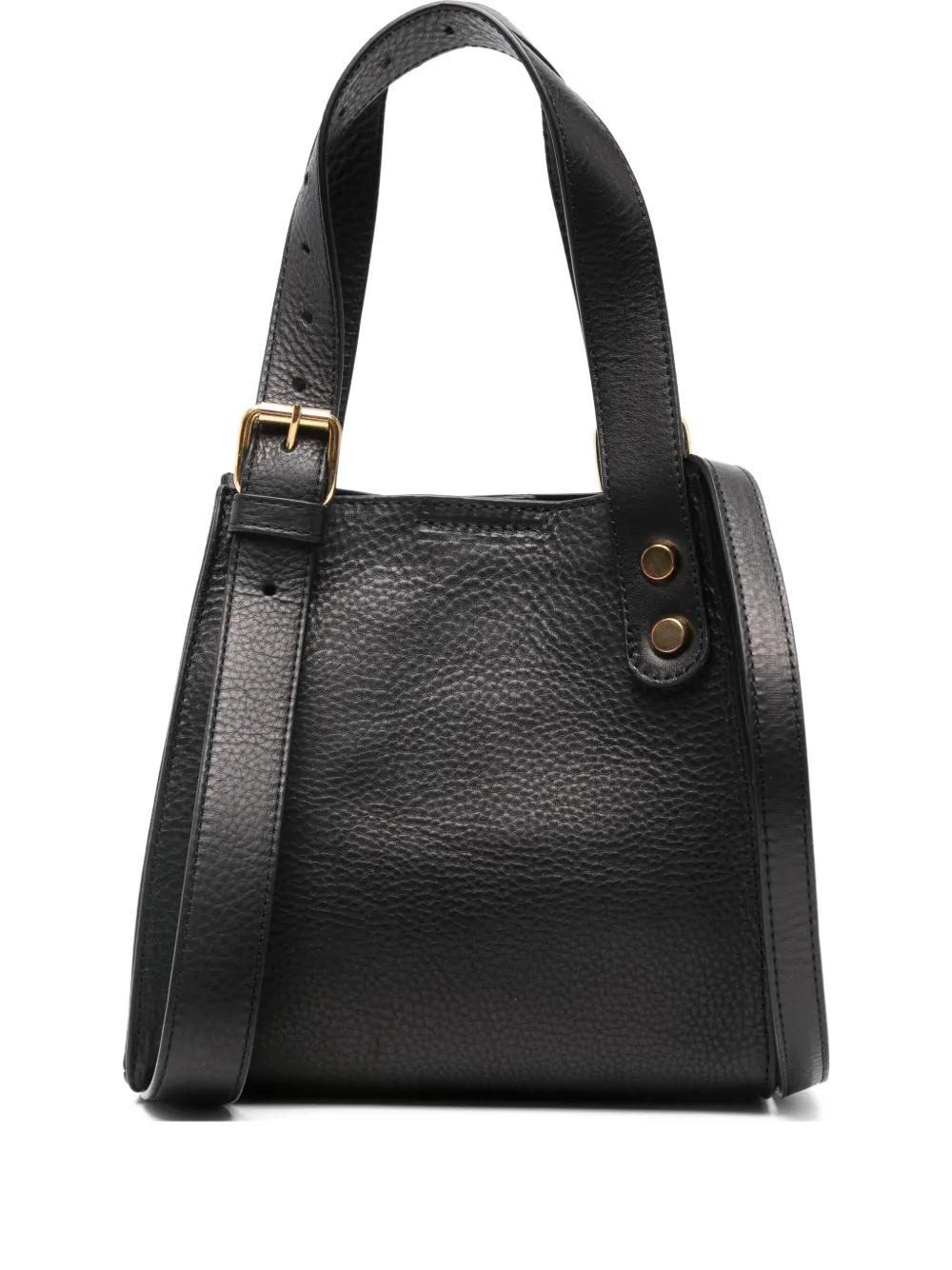 Agl Attilio Giusti Leombruni Leather Tote Bag in Black | Lyst