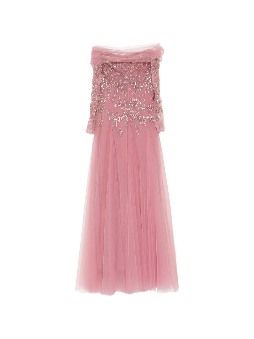 green emerald velvet dress Zuhair Murad