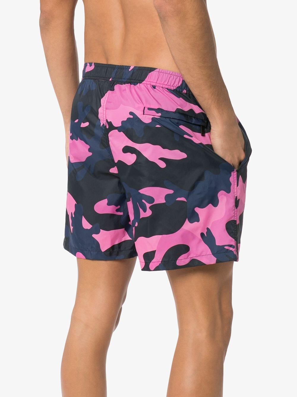 valentino camouflage swim shorts