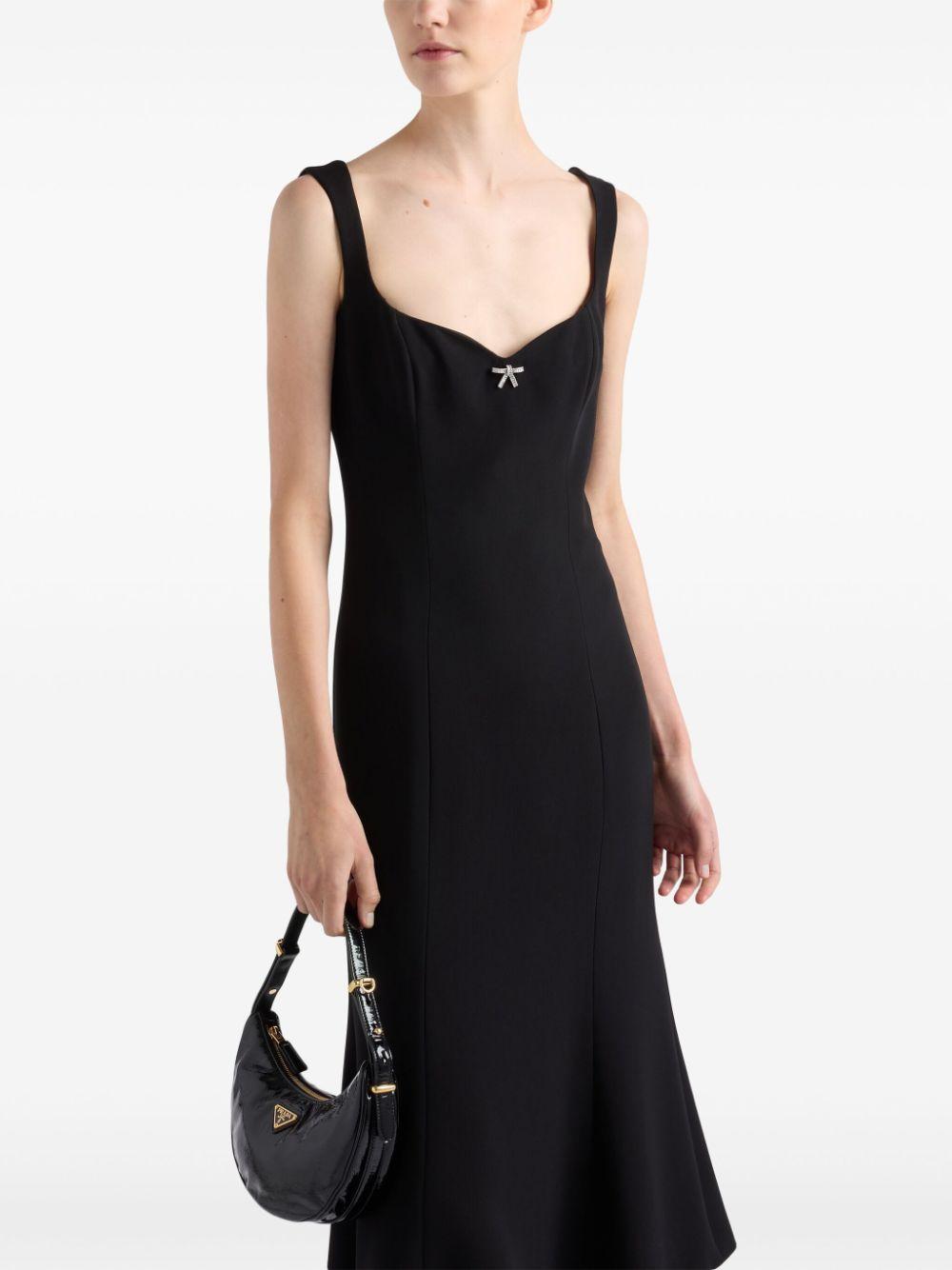 Prada レディース ブラック キャディ ドレス ワンピース Prada レディース ブラック キャディ ドレス ワンピース