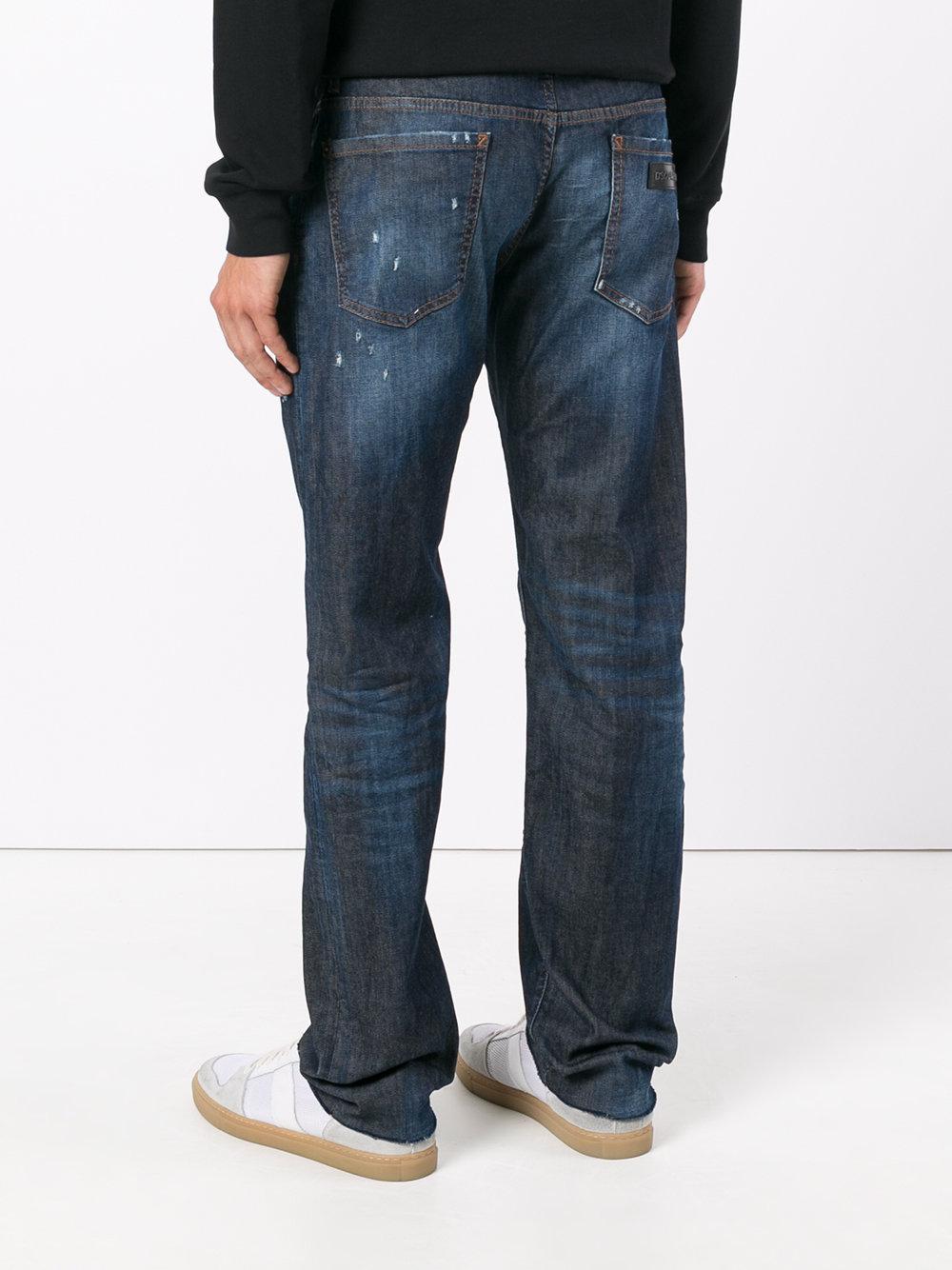 DSquared² Denim Loose Fit Jeans in Blue for Men - Lyst