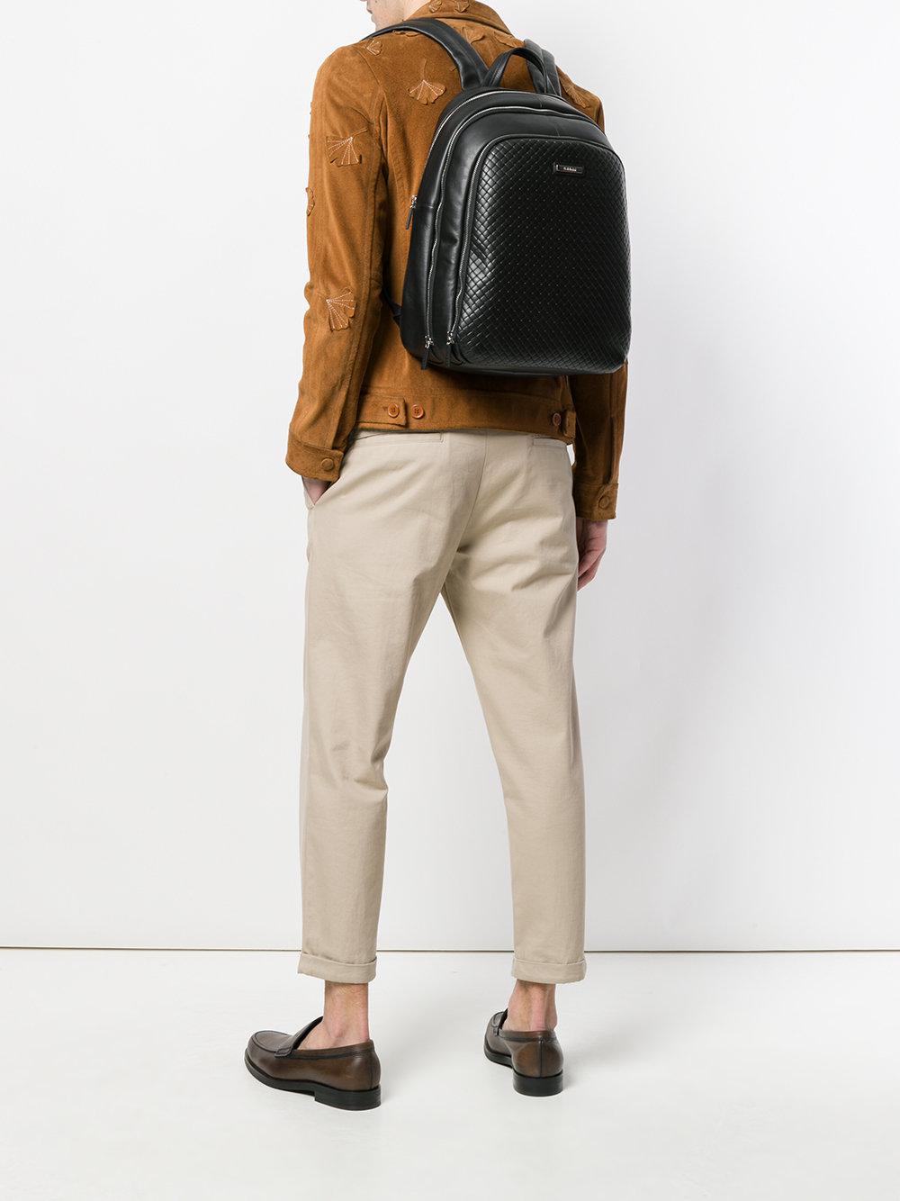 Zaino intrecciatoBaldinini in Pelle da Uomo colore Nero - Lyst