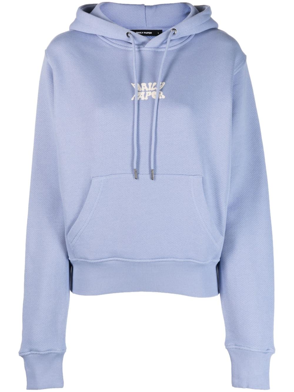 Daily Paper Hoodie Met Logoprint in het Blauw Lyst NL