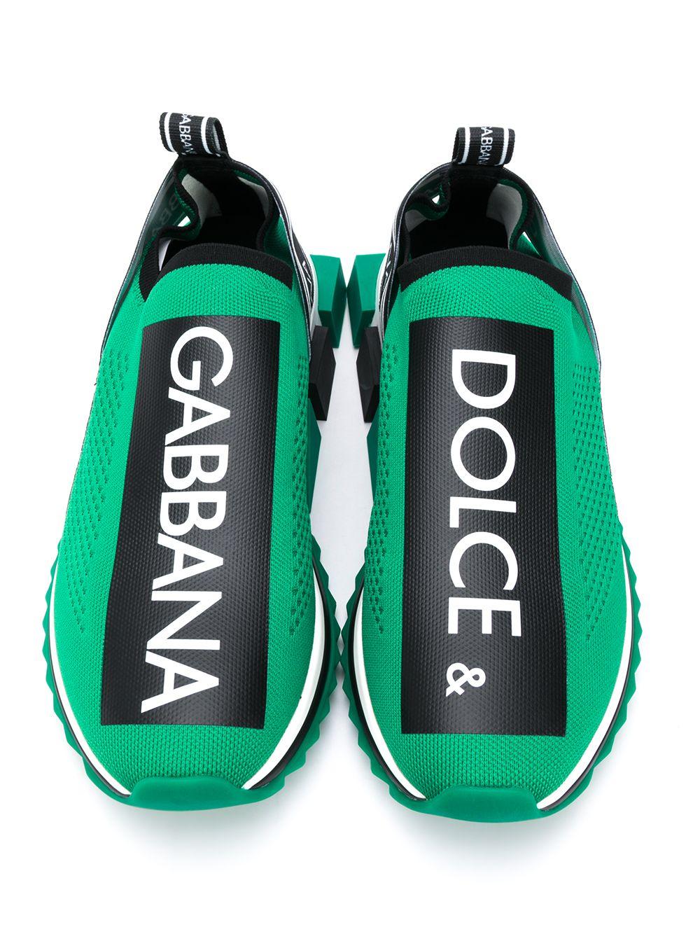 Dolce & Gabbana Rubber Sorrento Lowtop Sneakers in Green for Men Lyst