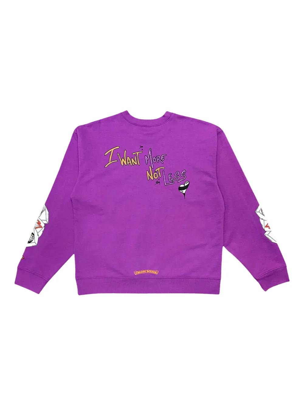 Chrome Hearts Matty Boy Want More Not Less Long Sleeve T