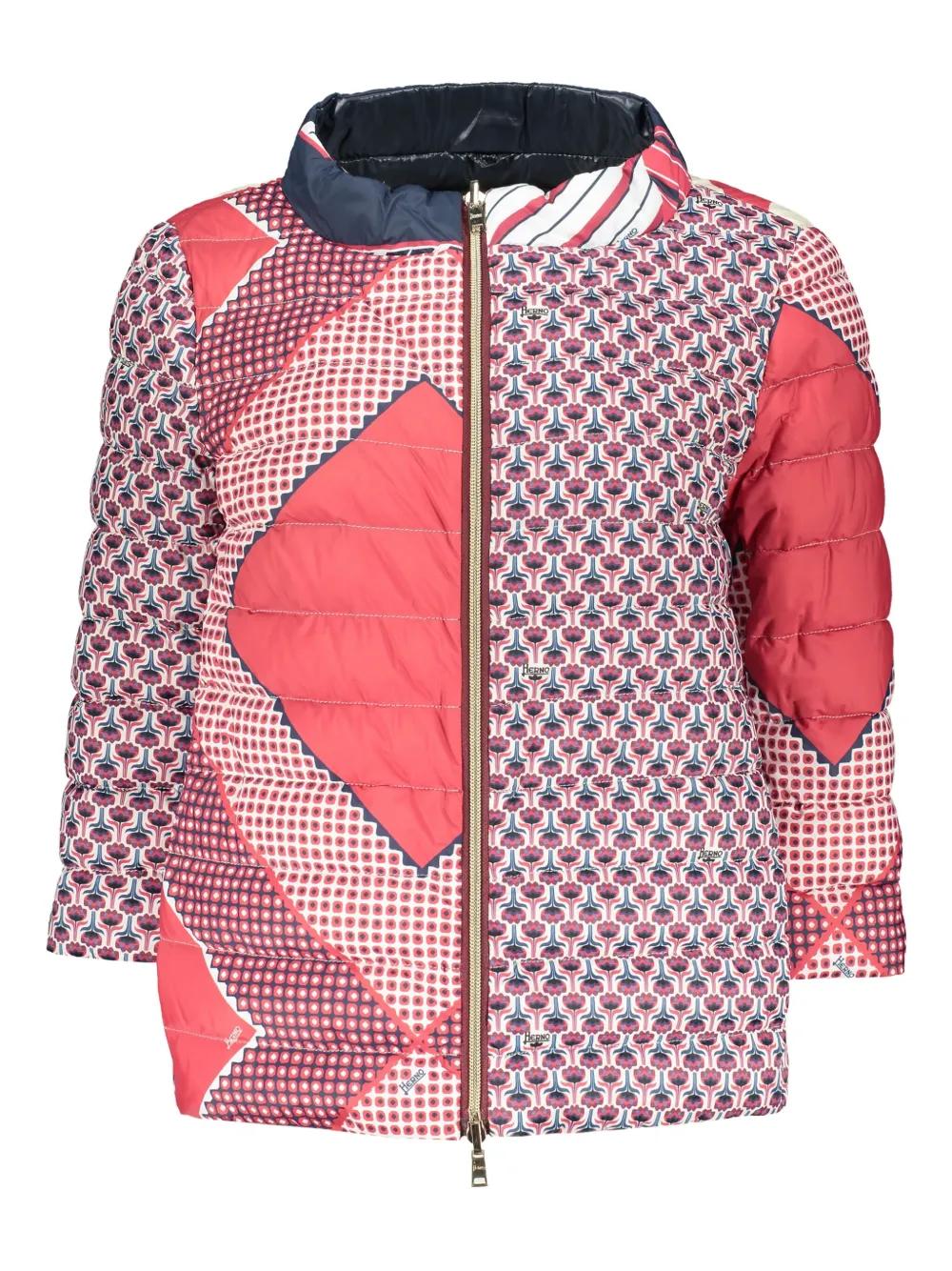 Herno Reversible Down Jacket in Pink | Lyst