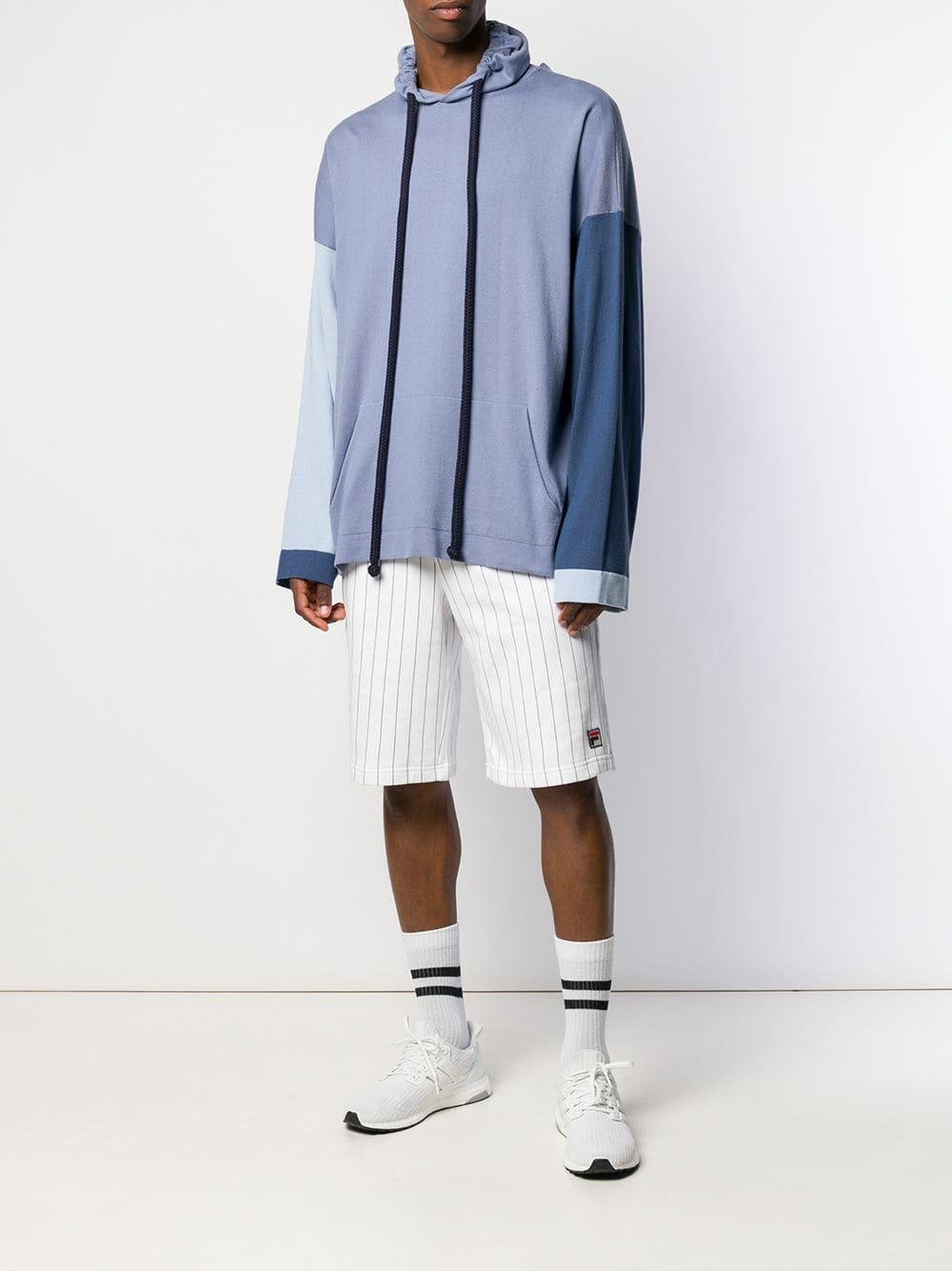 fila pinstripe shorts