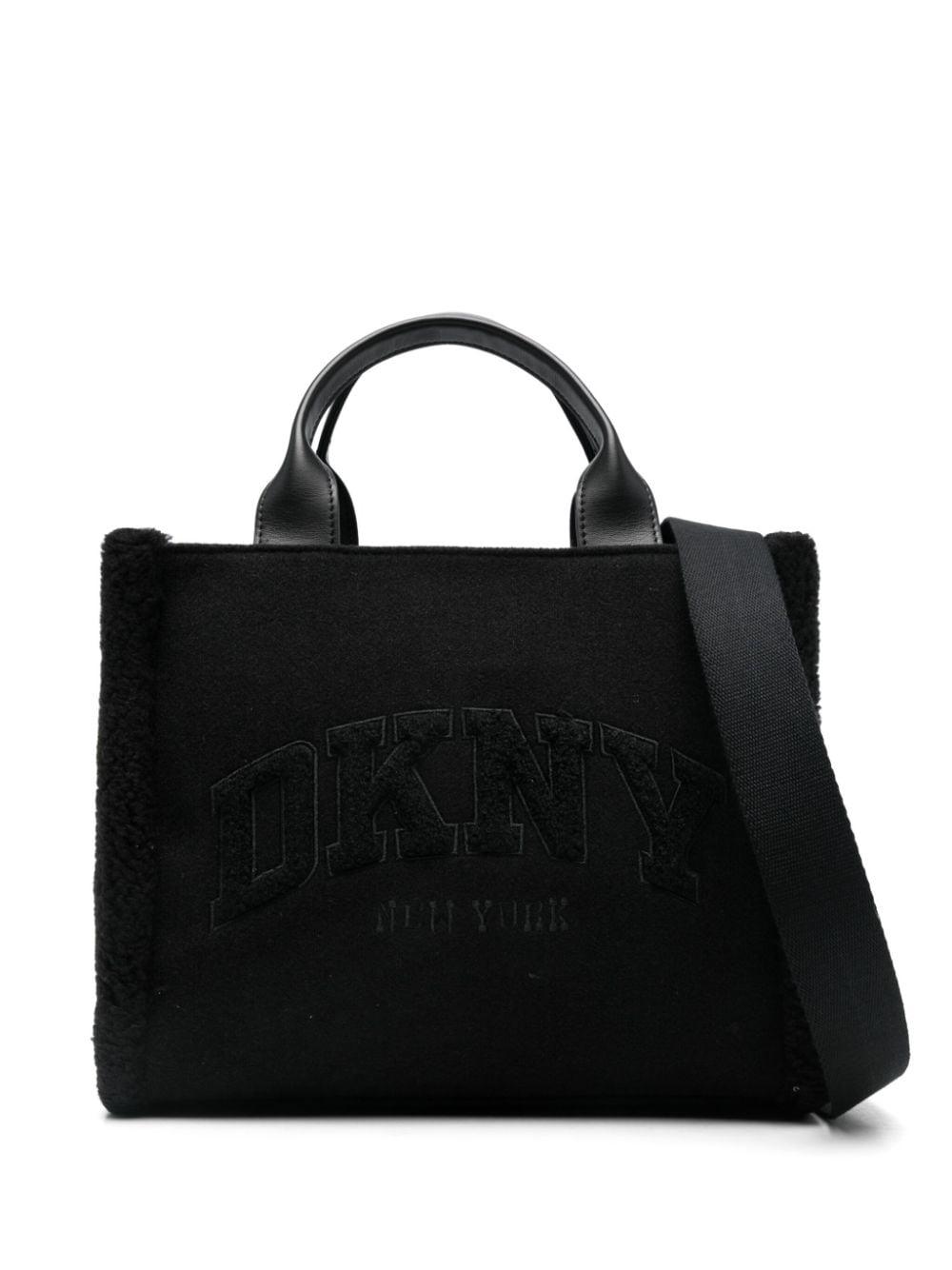 DKNY Medium Hadlee Tote Bag in Black Lyst