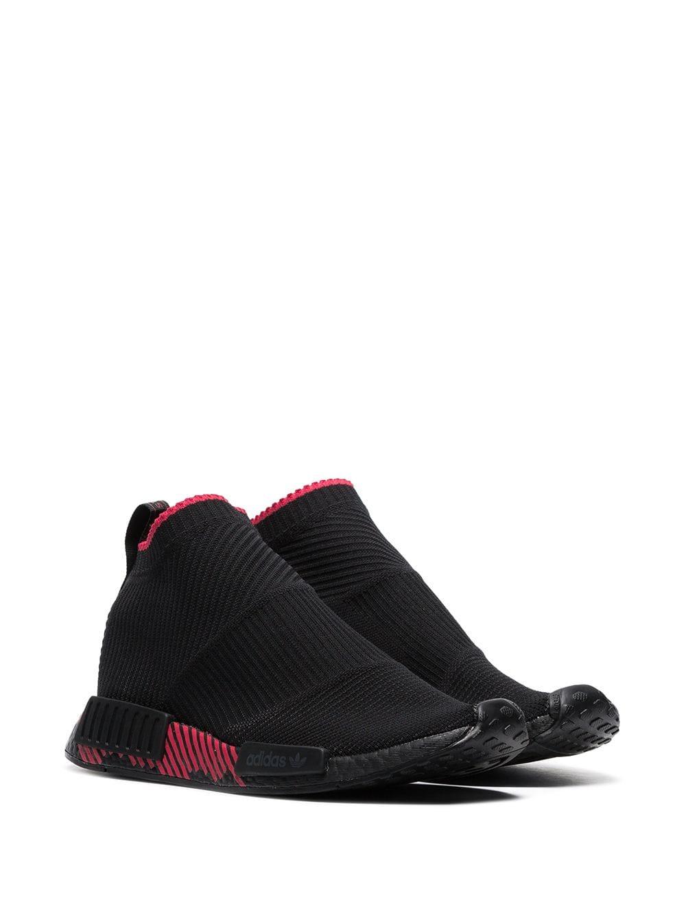 adidas Synthetic Black Nmd Cs1 Knitted Low-top Sneakers for Men - Lyst