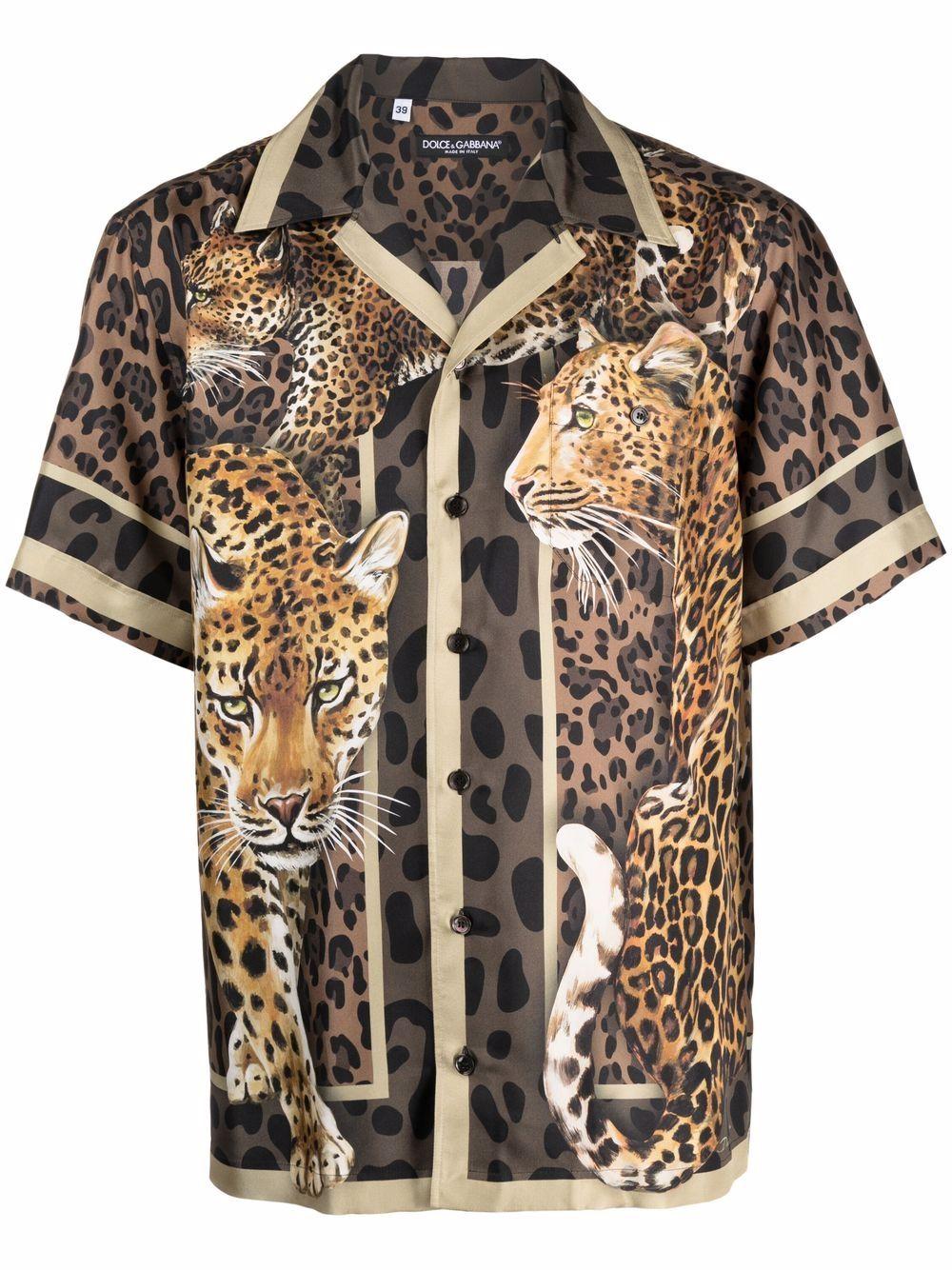 Dolce \u0026 Gabbana Silk Leopard-print 