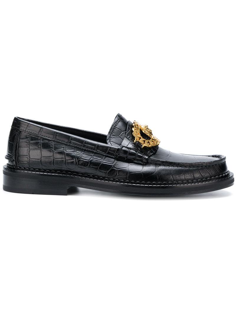 versace loafers men's