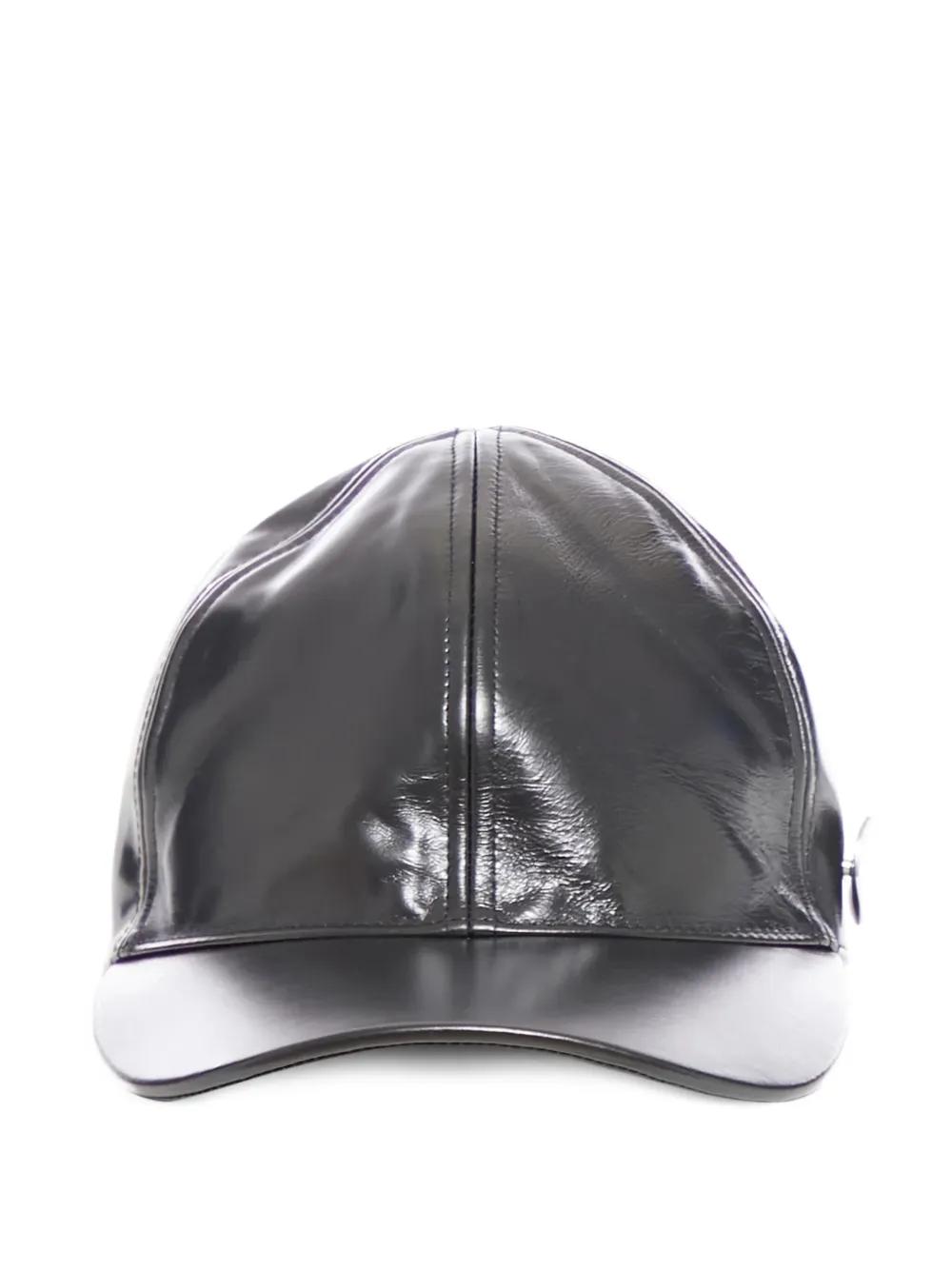 Jil Sander Metallic-Effect Baseball Cap Hat in Grey for Men Lyst UK