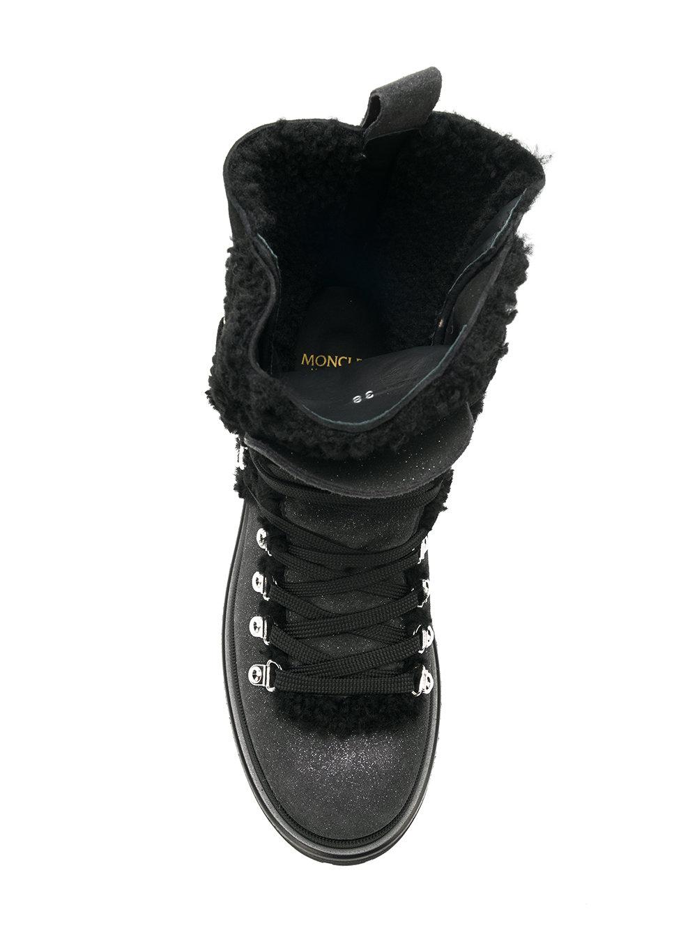 shearling lined hiking boots
