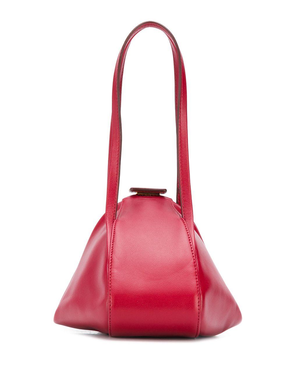 Rodo Leather Medium Shoulder Bag in Red - Lyst