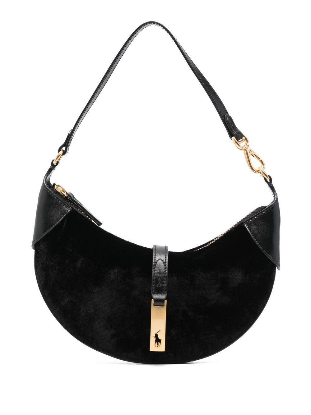 Polo Ralph Lauren Id Logo-detail Shoulder Bag in Black | Lyst