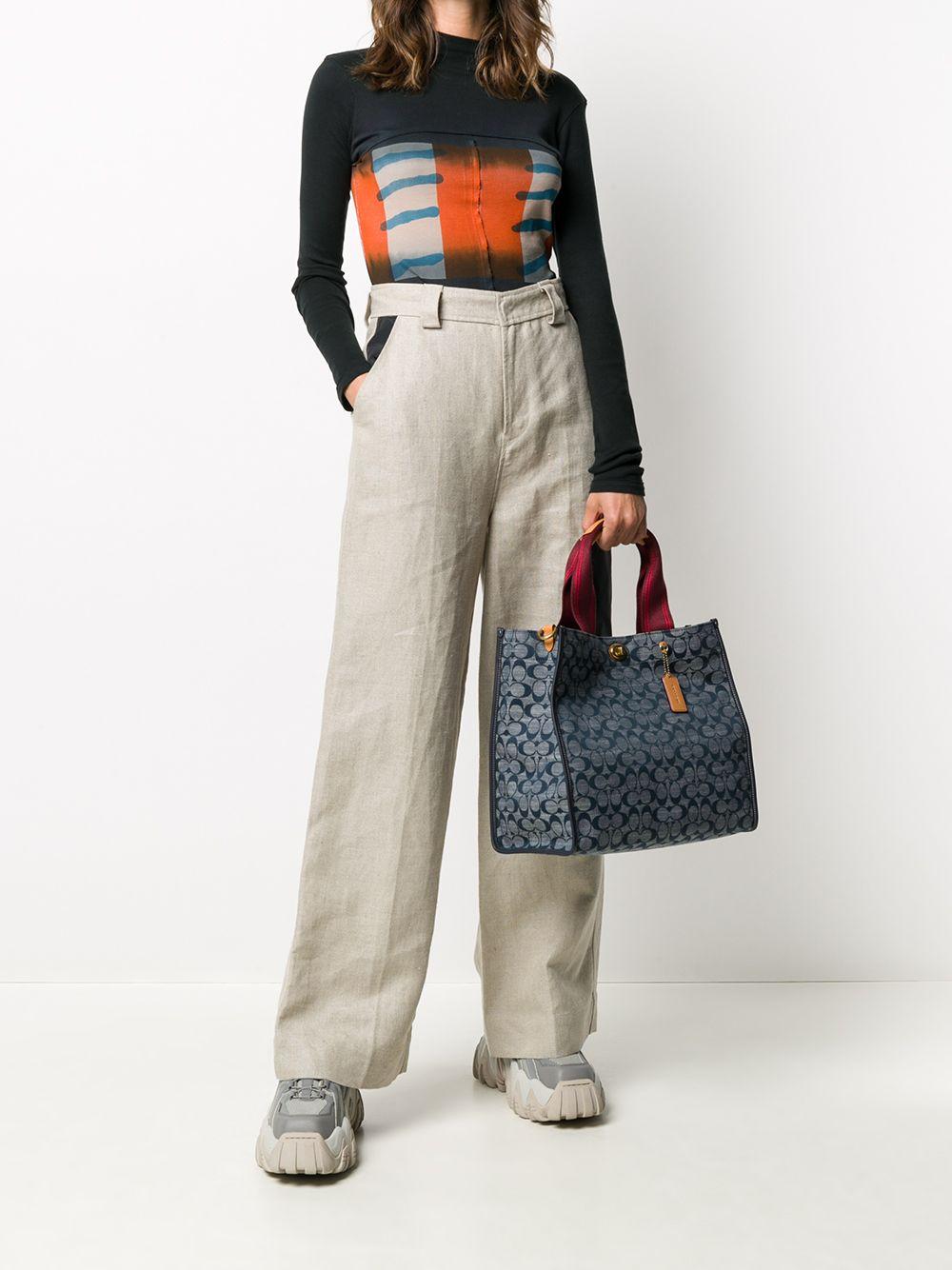 coach signature chambray