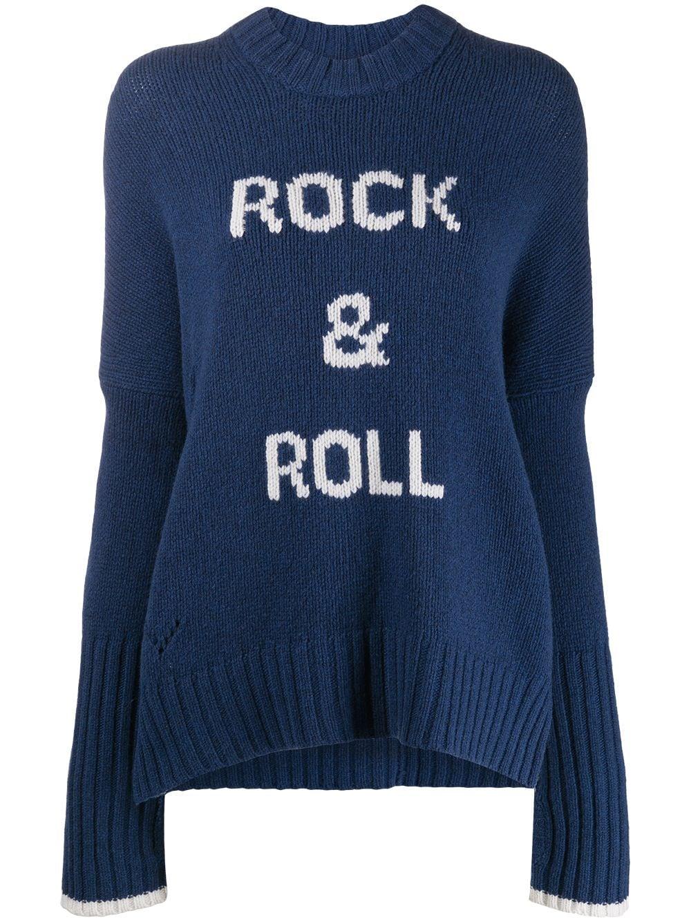 Pull en maille Rock & Roll Zadig & Voltaire en coloris Bleu | Lyst