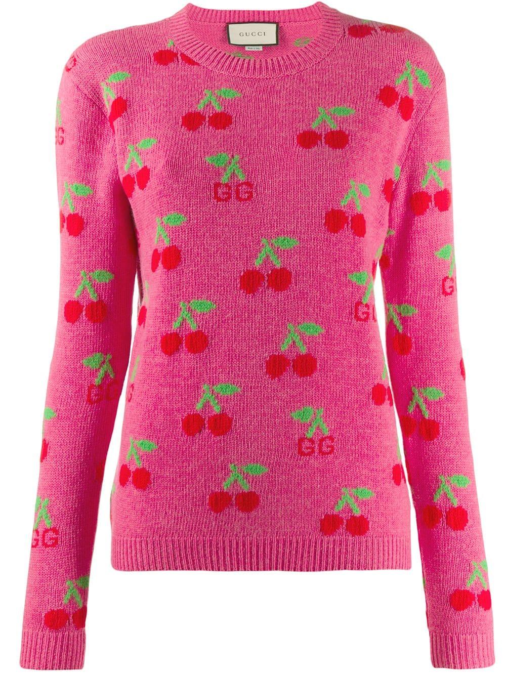 Cashmere jumper Gucci Pink size 3XS International in Cashmere - 18393003