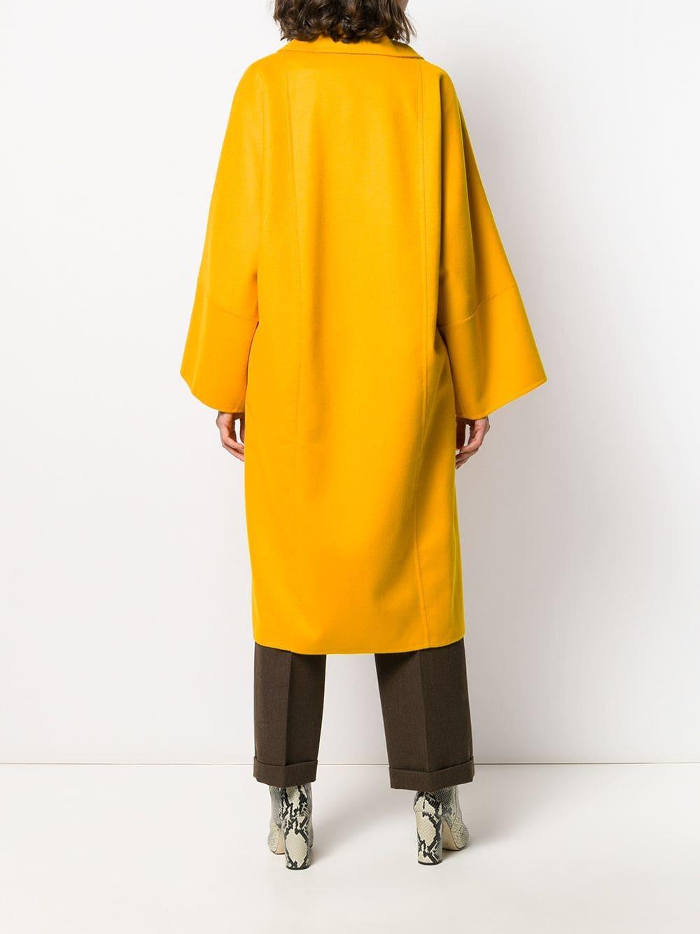Loewe Oversized Ribbon Coat in Yellow 