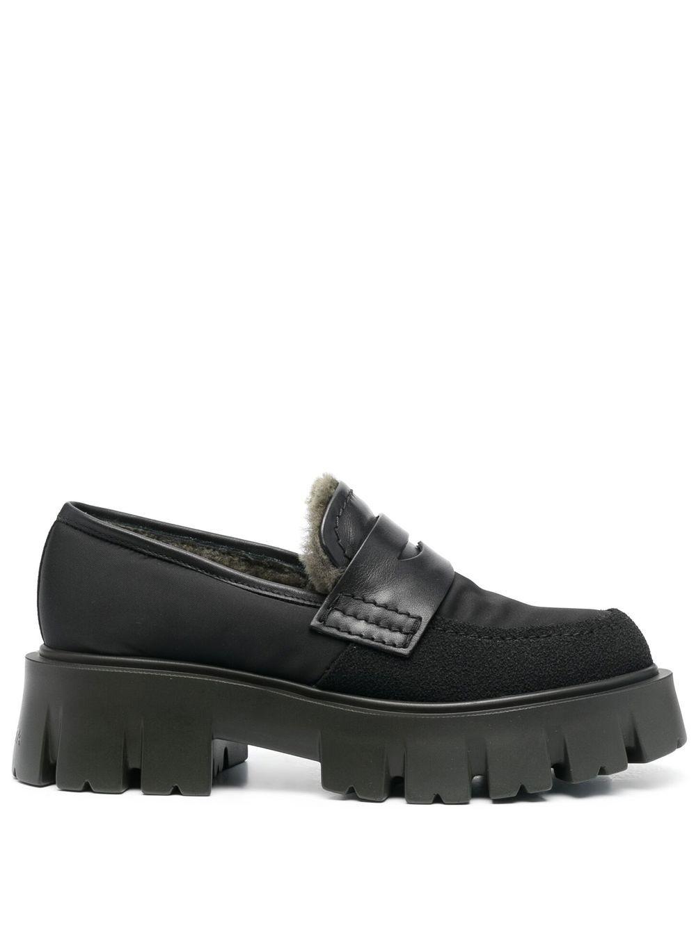shearling loafers