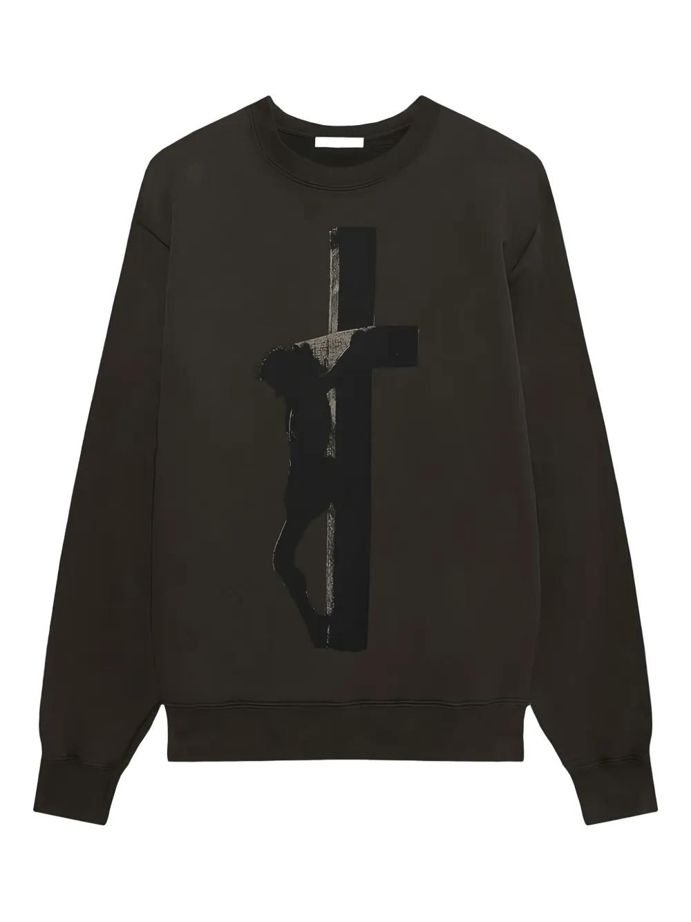 1989 STUDIO メンズ クリスタル コットンスウェットシャツ 1989 STUDIO Sweatshirts for Men | Online Sale up to 78% off