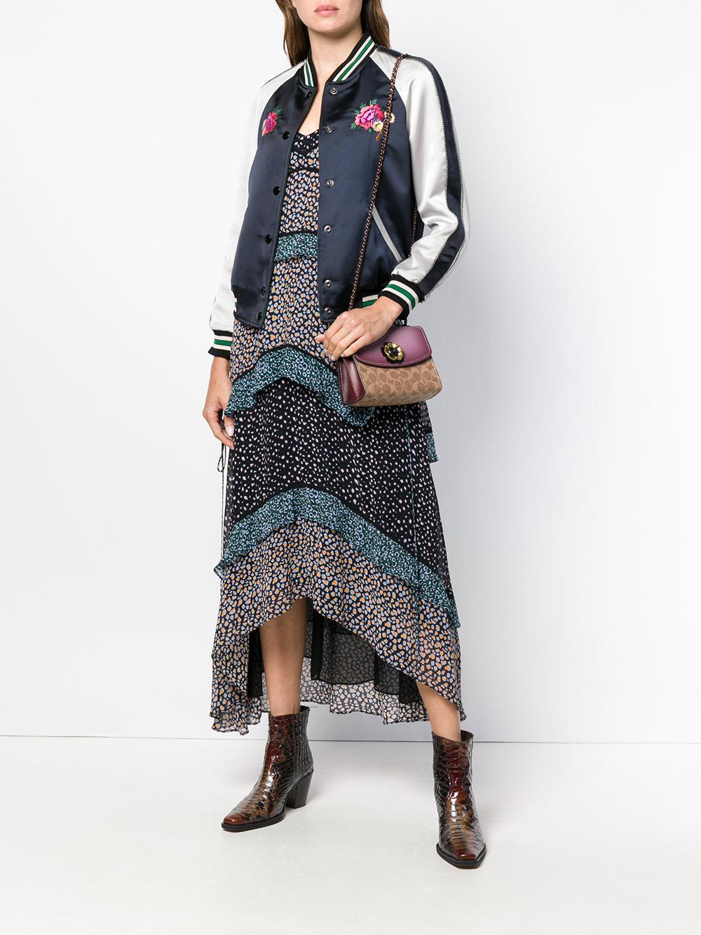 Coach Leather Foldover Crossbody Bag