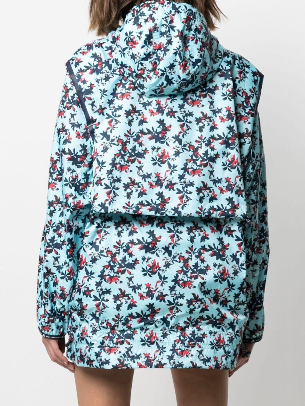 adidas floral running jacket