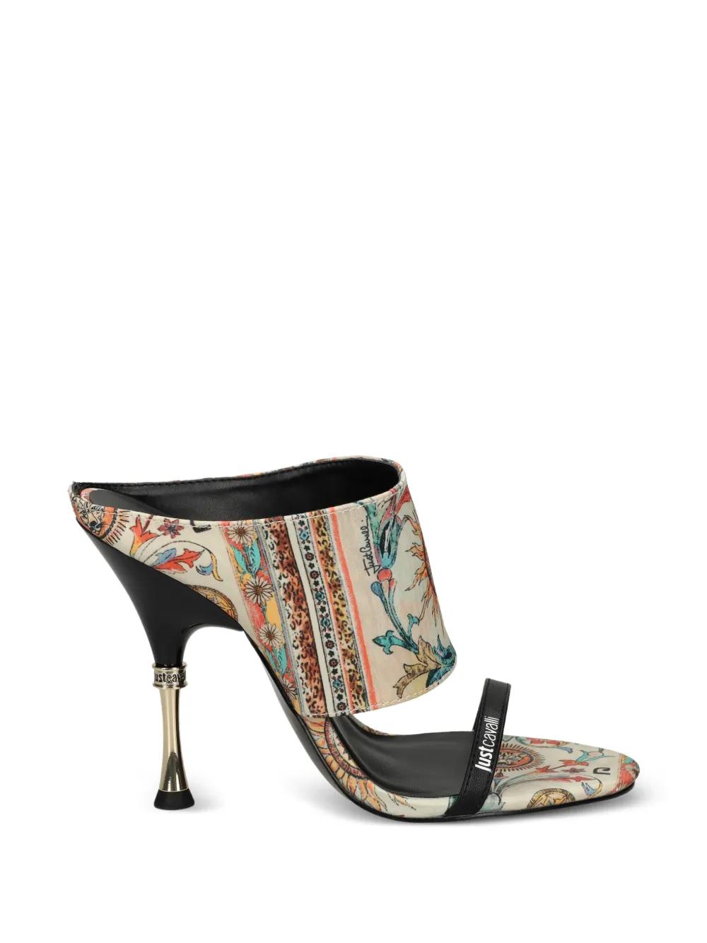 Talons Just Cavalli - Imprimé Abstrait Multicolore - Taille 39 - Occasion