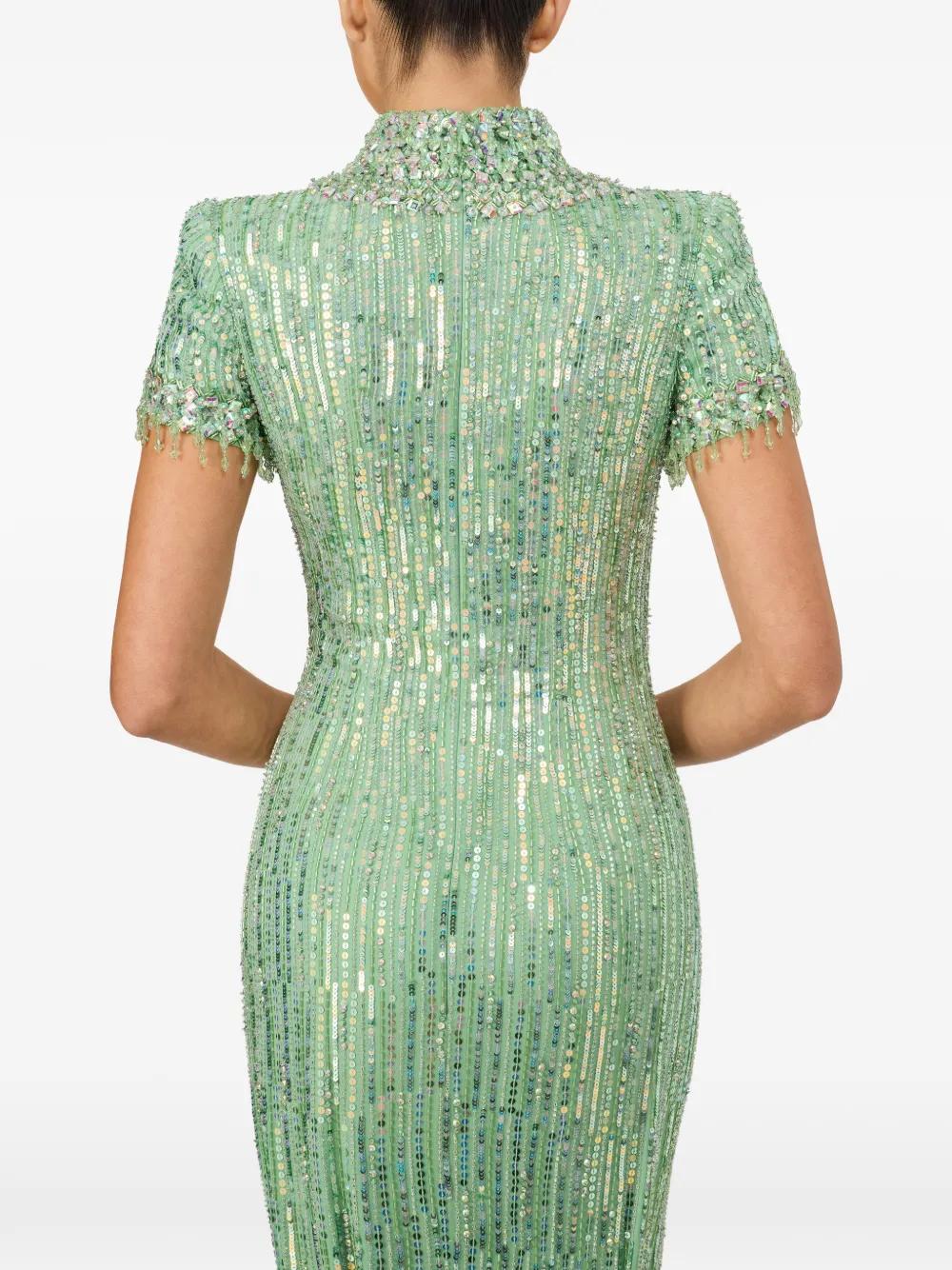 green emerald velvet dress Sunbeams Dress