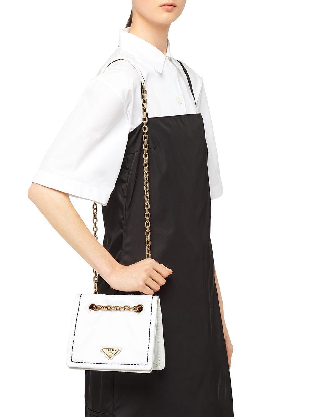 prada chain strap shoulder bag