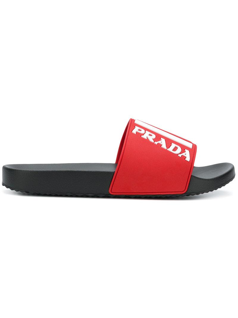 prada slides men's sale
