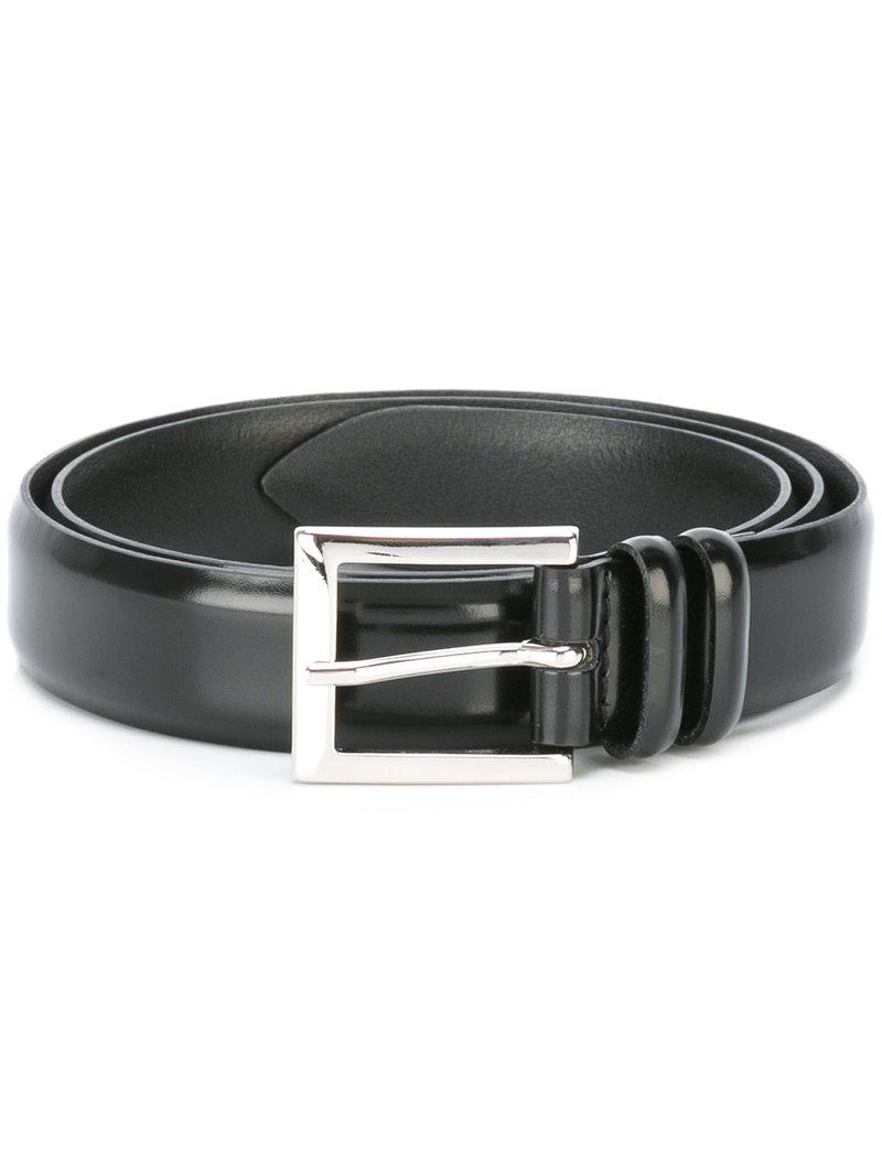 Lyst - Orciani Buckle Belt in Black for Men