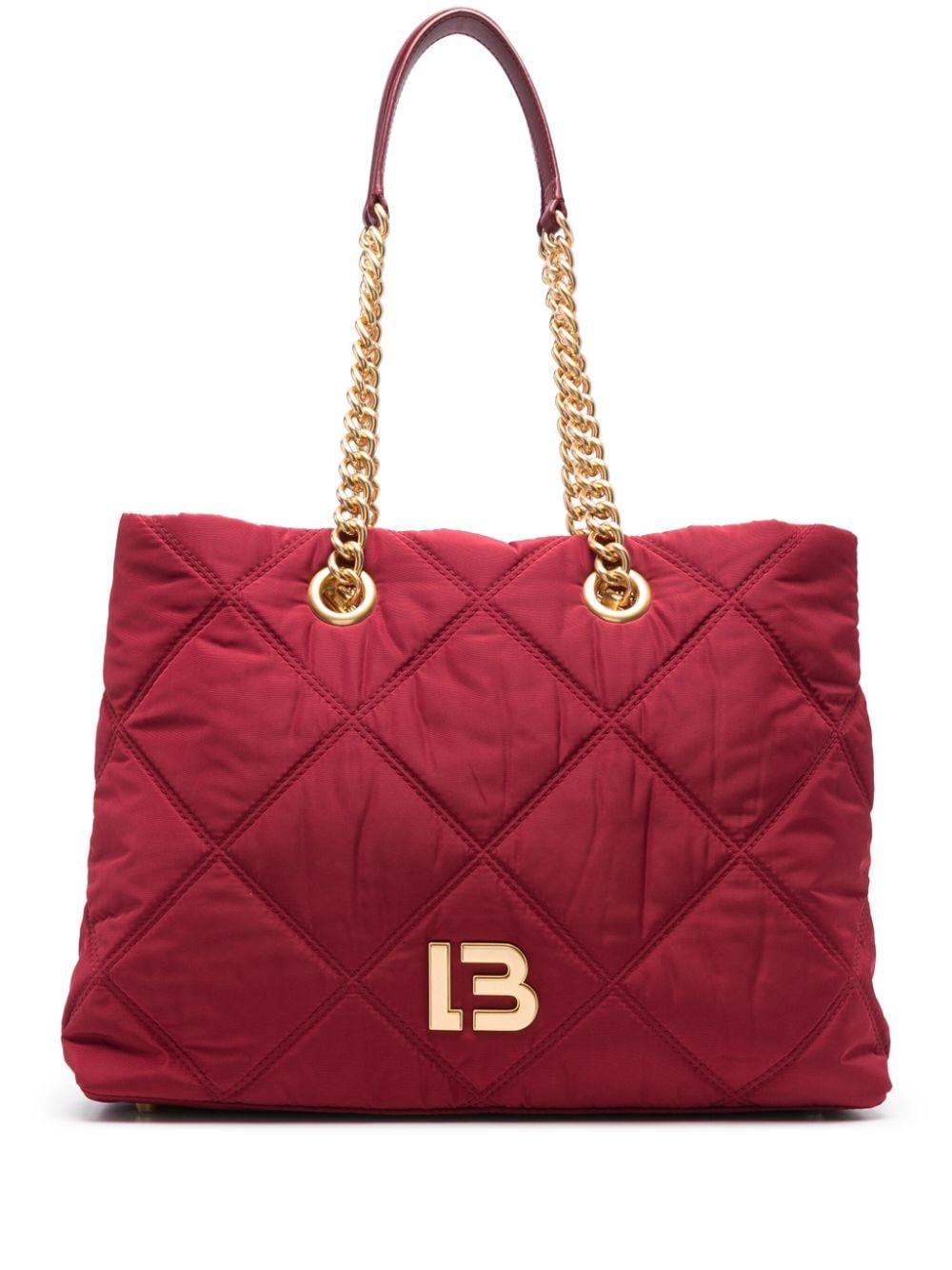 Bimba Bolso Grande Granate Bimba Y Lola Large Quilted Shoulder Bag