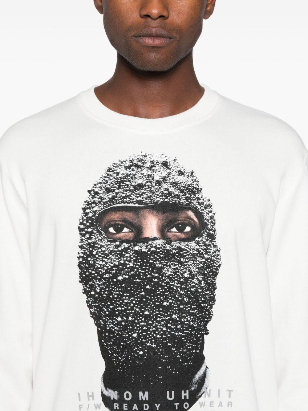 ih nom uh nit Mask Sweatshirt in White for Men Lyst UK