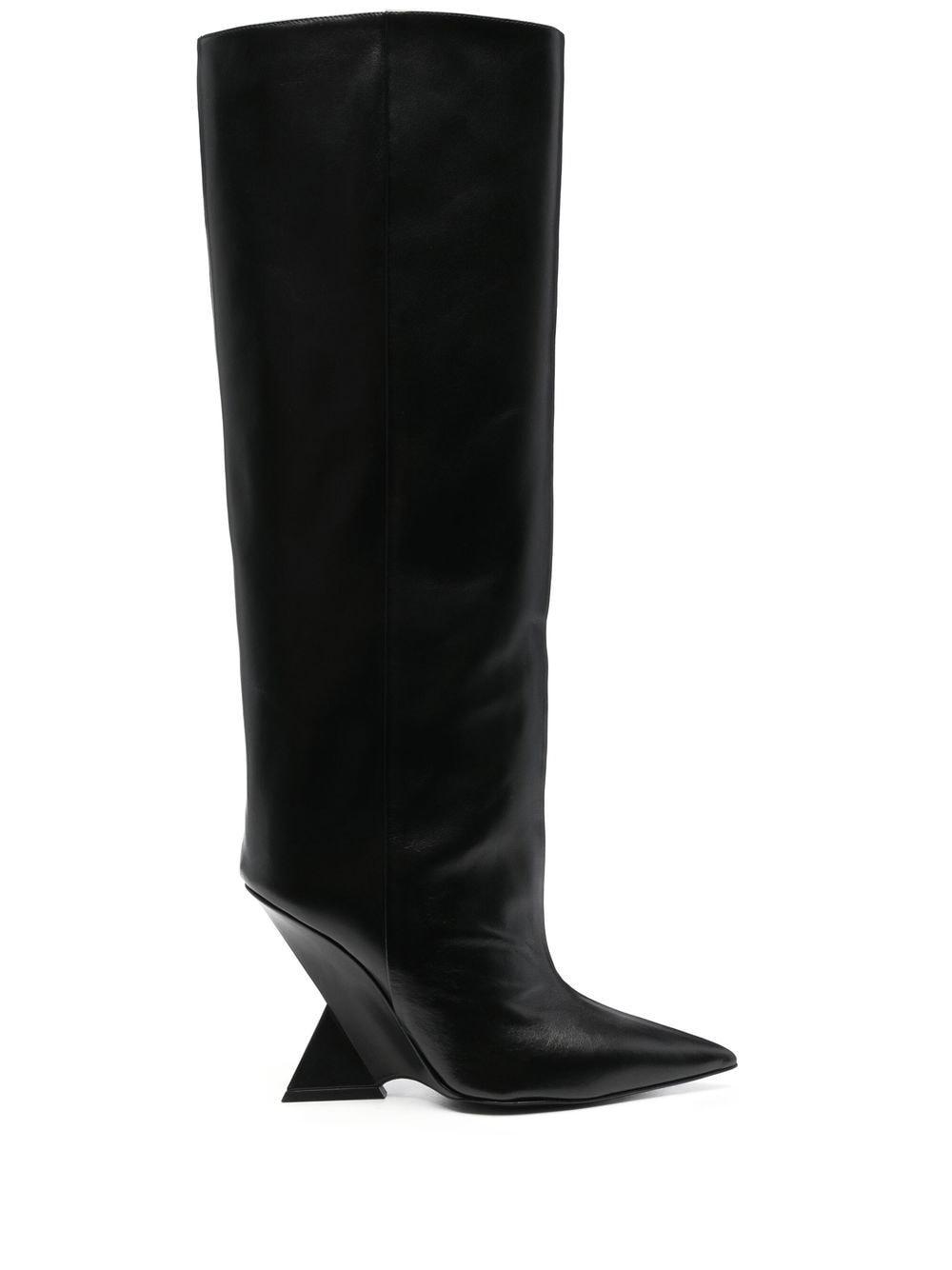 The Attico Cheope Knee-high 105mm Boots in Black | Lyst