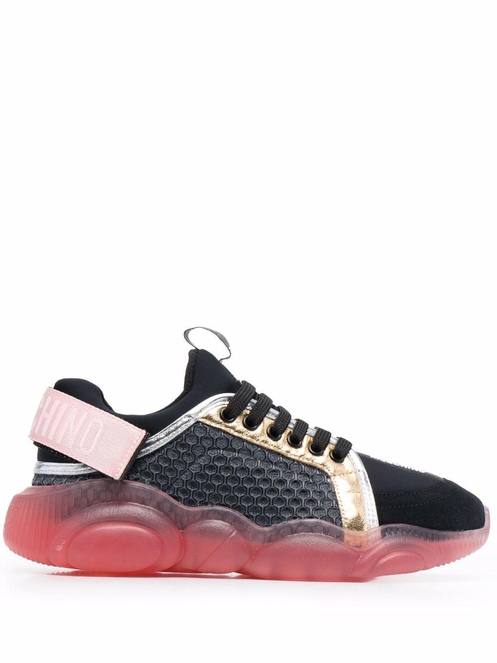 teddy run sneakers with logo