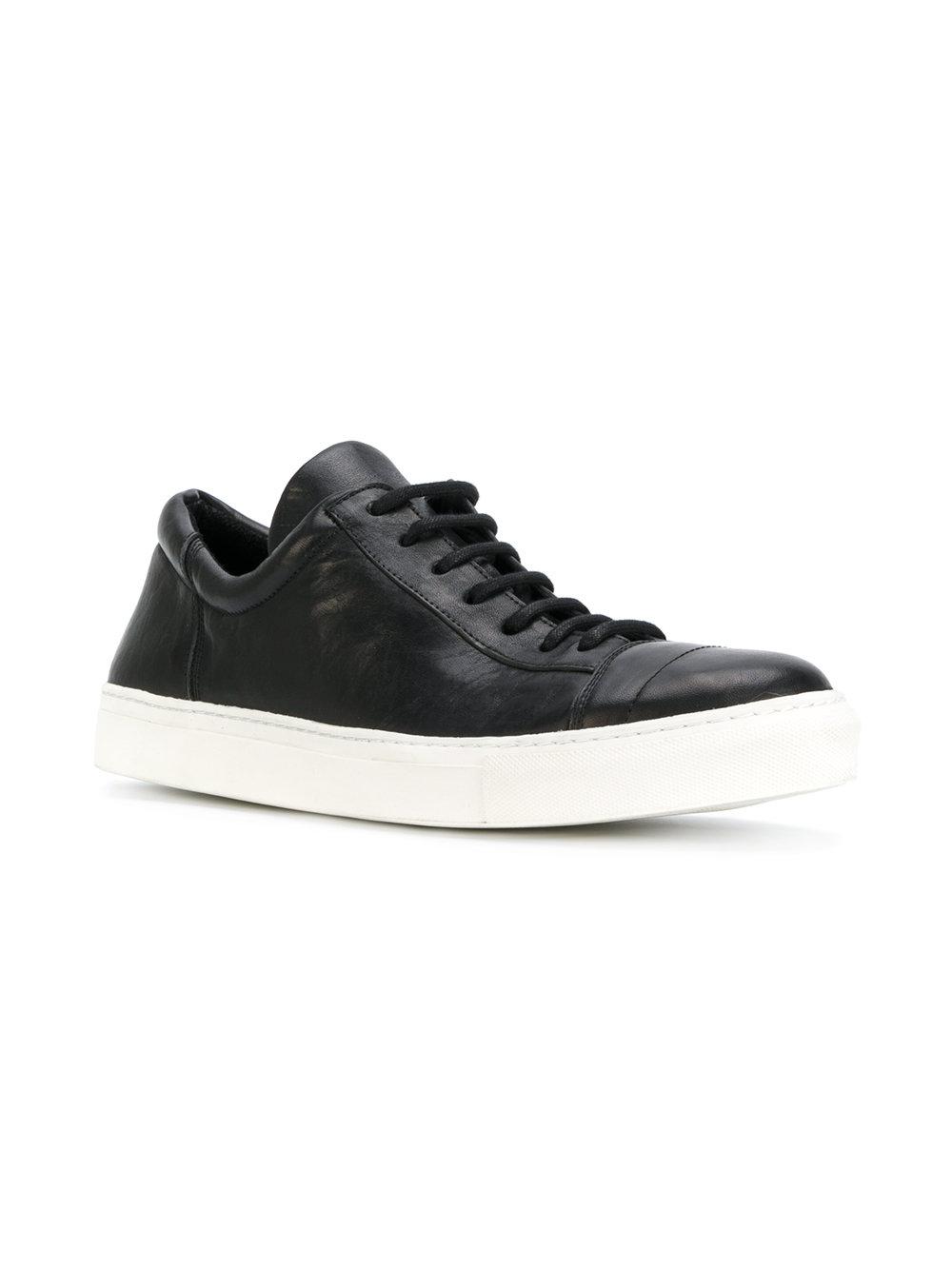 The Last Conspiracy Leather Edgar Clean Sneakers in Black for Men - Lyst
