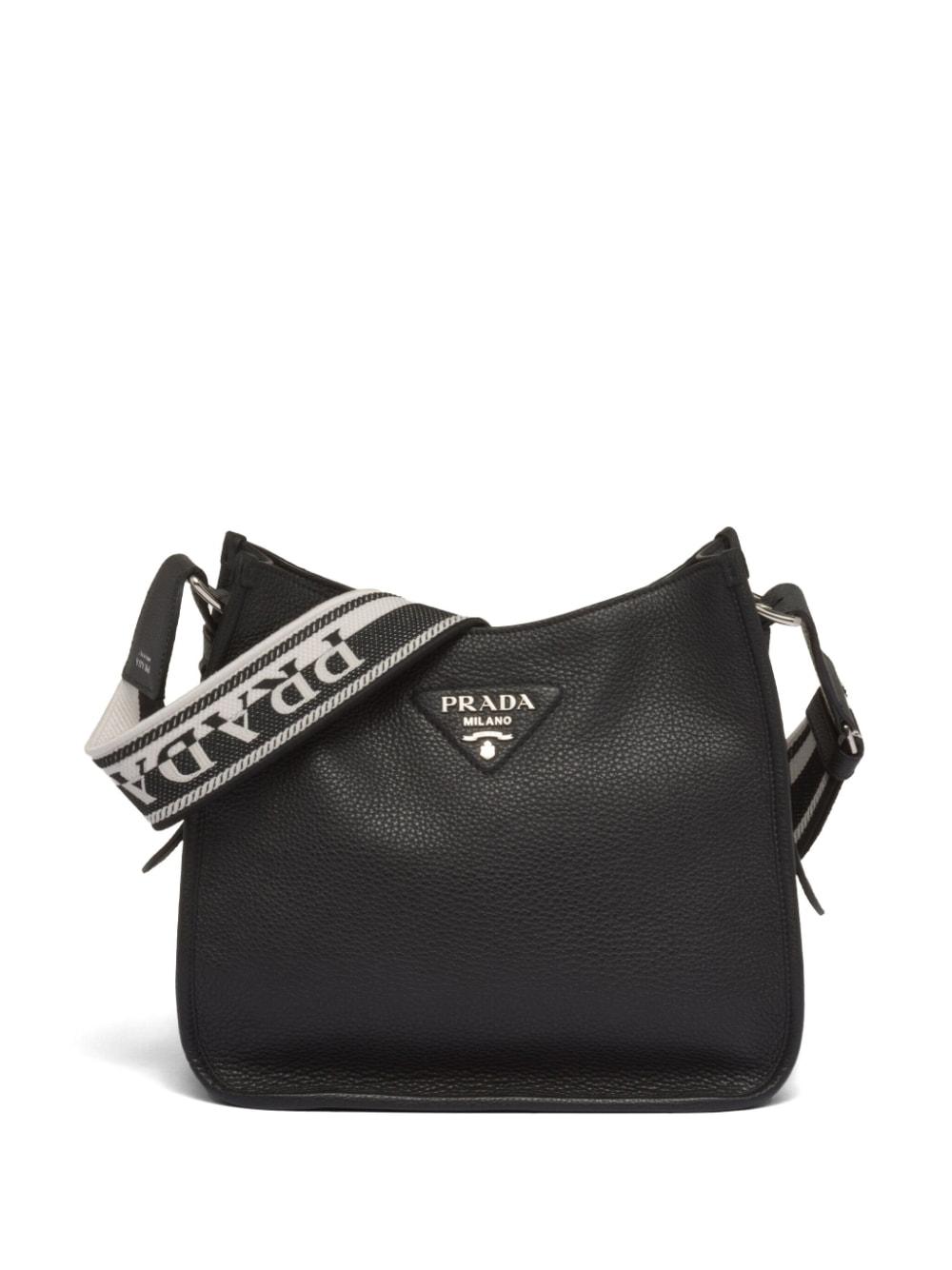 Prada Trianglelogo Hobo Shoulder Bag in Black Lyst
