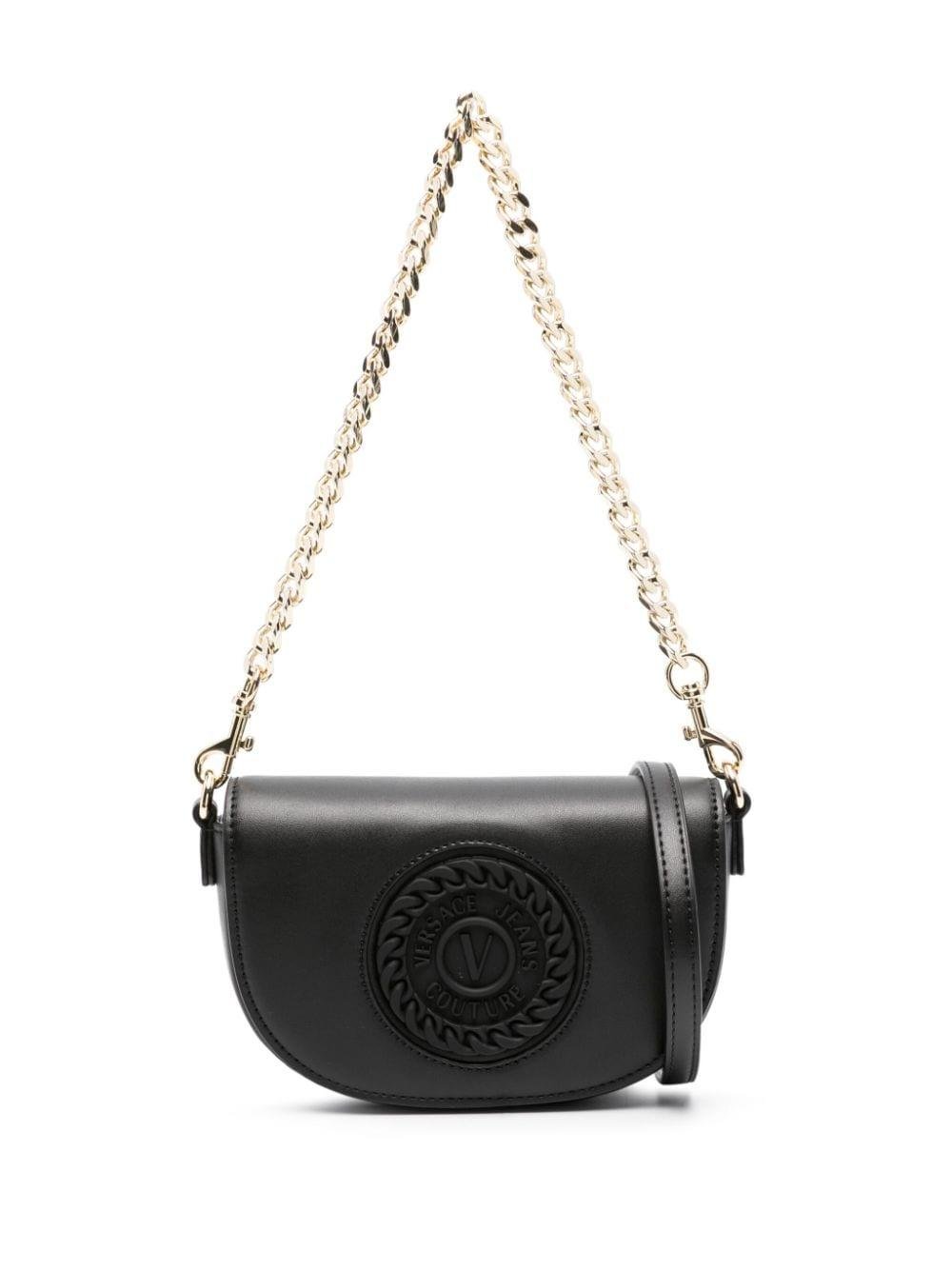 Versace Jeans Couture logo-embellished faux-leather Shoulder Bag