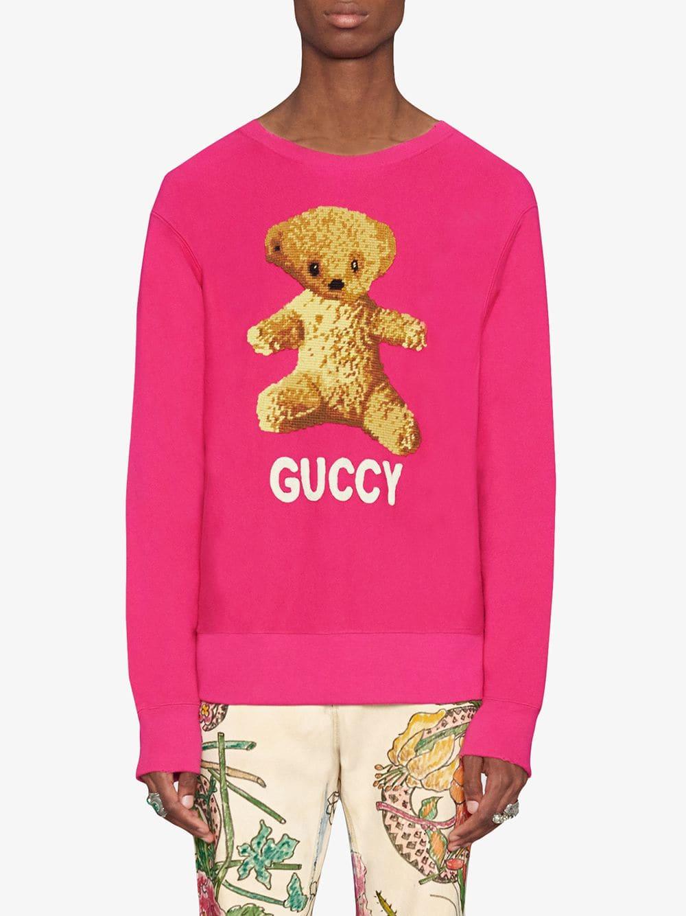 teddy bear gucci hoodie