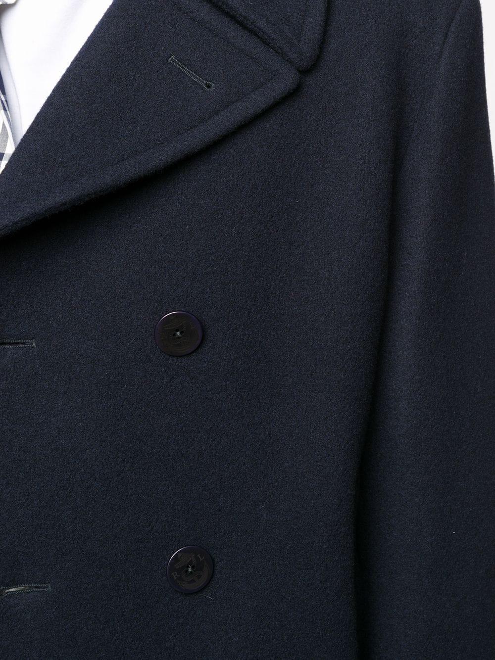 Polo Ralph Lauren Double-breasted Short Coat in Blue for Men | Lyst
