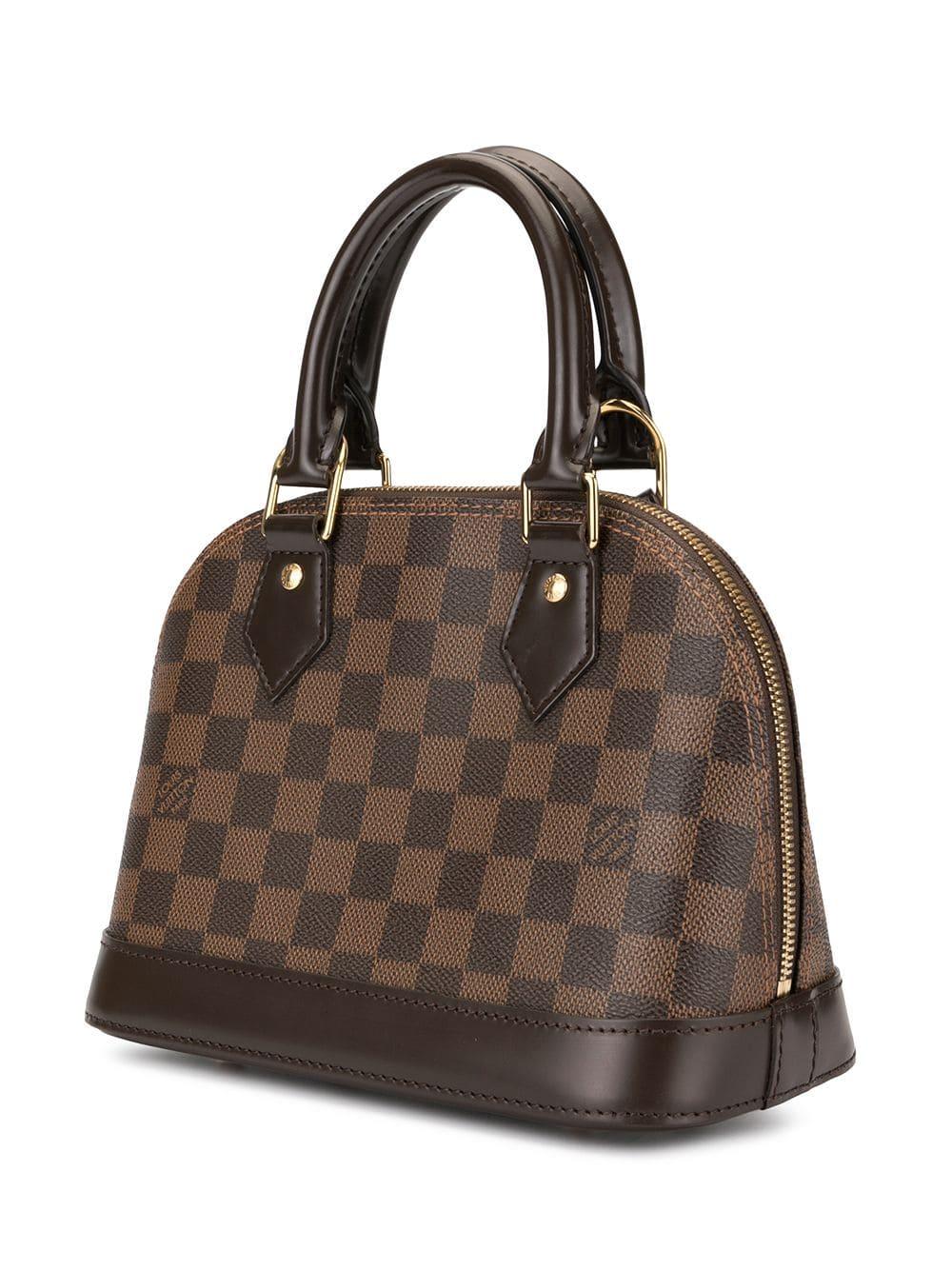 Louis Vuitton Pre-Owned Alma Bb 2way Hand Bag in Brown