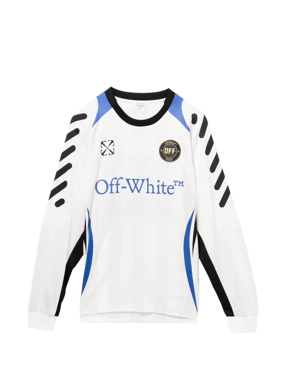 Off-White c/o Virgil Abloh 23 Soccer T-Shirt in White for Men | Lyst