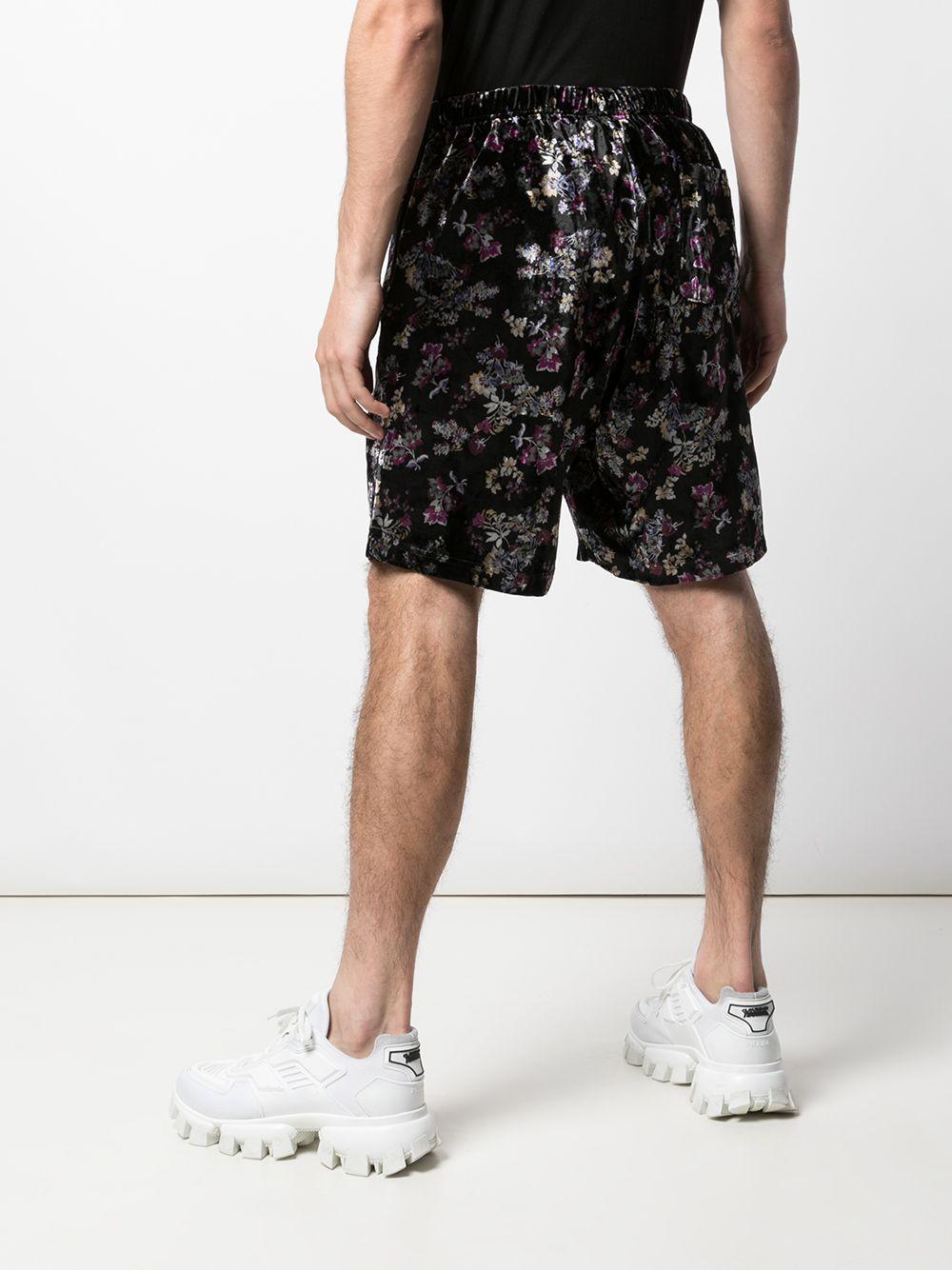 Floral Velour Short